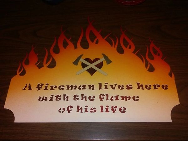 A Fireman Lives Here