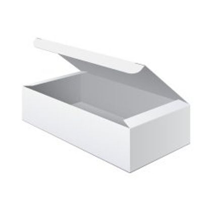 White business card box