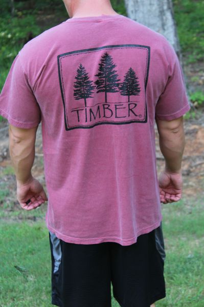 Comfort Colors Brand Brick Timber T Shirt W Black Logo Timber