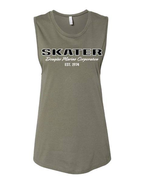Military Green Jersey Muscle Tank