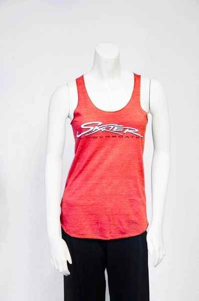 Women's Red Racerback Tank