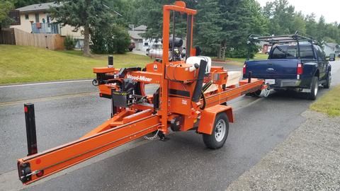 My first mobile sawmill 