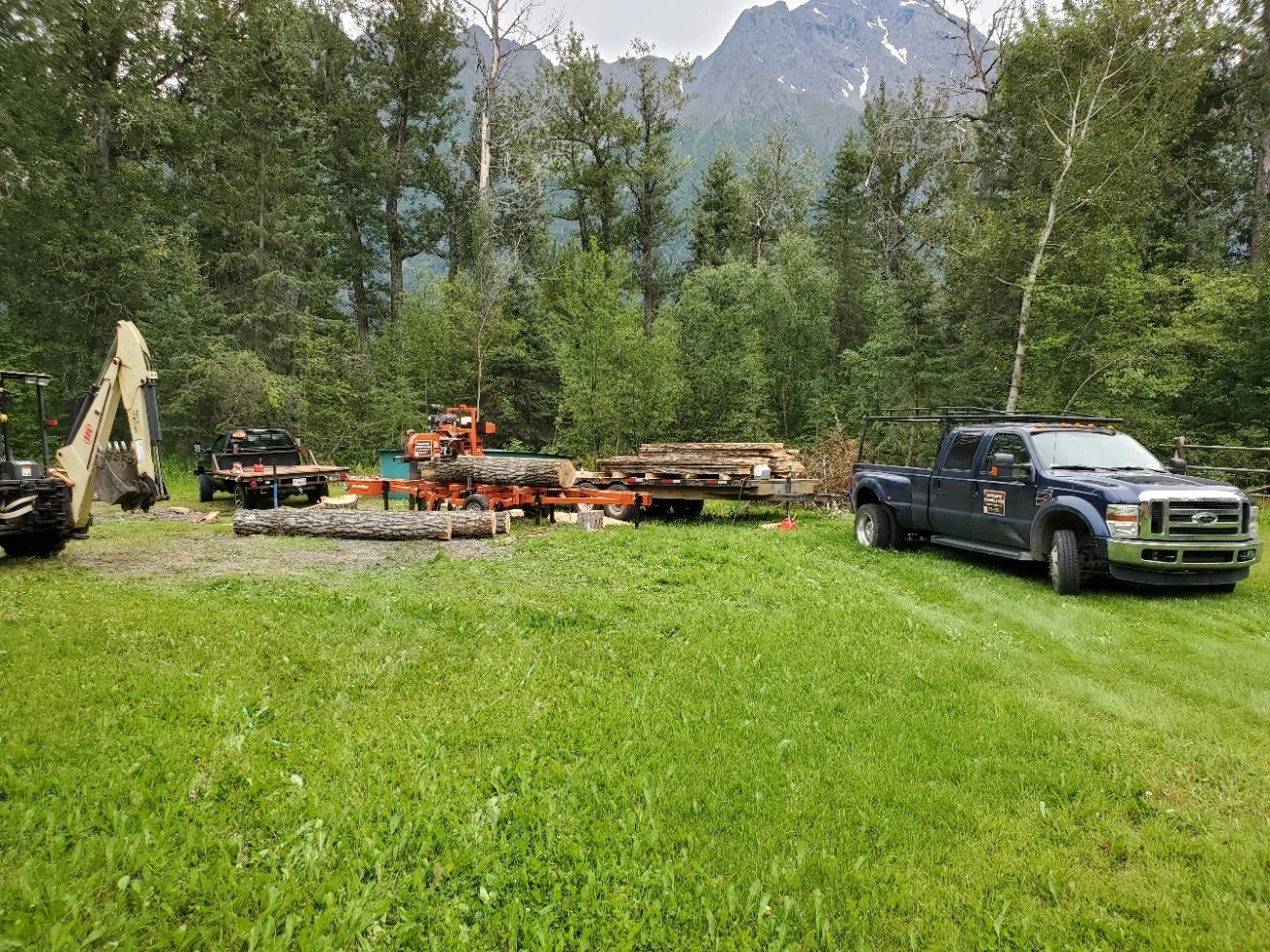 On location near Palmer, Alaska