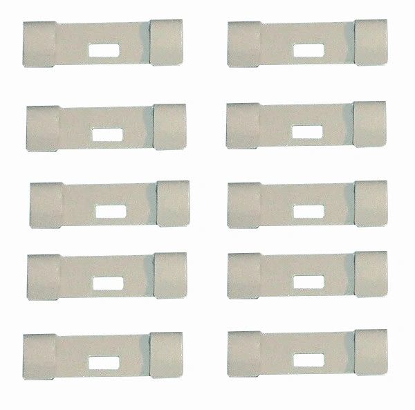 10 Pack VERTICAL BLIND Vane Saver OFF-WHITE Ivory FLAT Metal REPAIR CLIPS