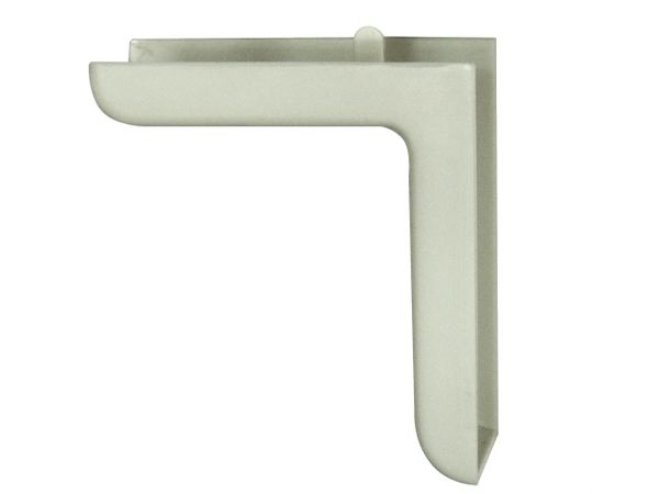 Kirsch 1 3/8" DECORATIVE TRAVERSE ROD - Center Support - WHITE COVER PLATE