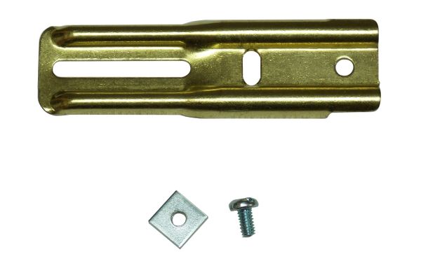 KIRSCH Brass EXTENSION Extender PLATE for Decorative Traverse Rod Brackets - NEW