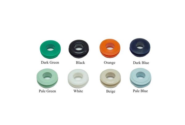 1 Dozen (12 ea) SNAP ON GROMMETS ~ No Special Tools ~ GREAT for DIY Shower Curtains & Tarp Repair!