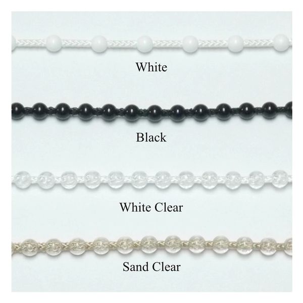 4.5mm #10 Plastic Bead Chain for Clutch Roller Shades (10 feet)