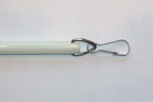 24 Fiberglass Drapery Baton Wand Off White Eggshell