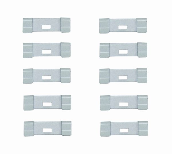 10 Pack VERTICAL BLIND Vane Saver WHITE FLAT REPAIR CLIPS ~ Fixes Broken Holes