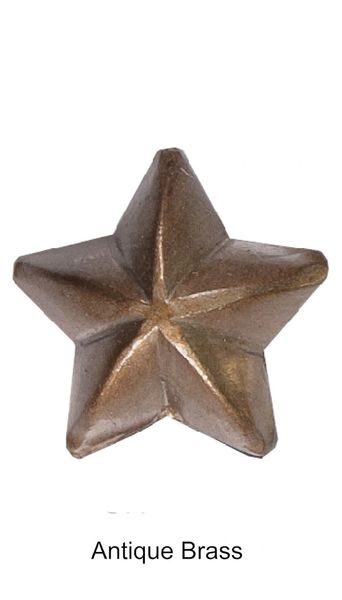 Metal Upholstery Nail Low Dome Star