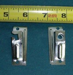 1 pair Roller Shade UNIVERSAL MOUNTING BRACKETS with Protective NYLON BUSHINGS!
