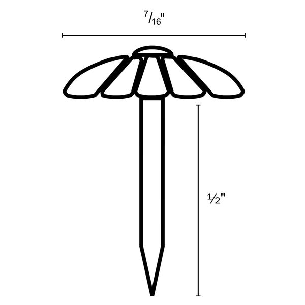 CREAM Roller Shade Crochet Ring Pull with OXFORD FLOWER Decorative 7/16