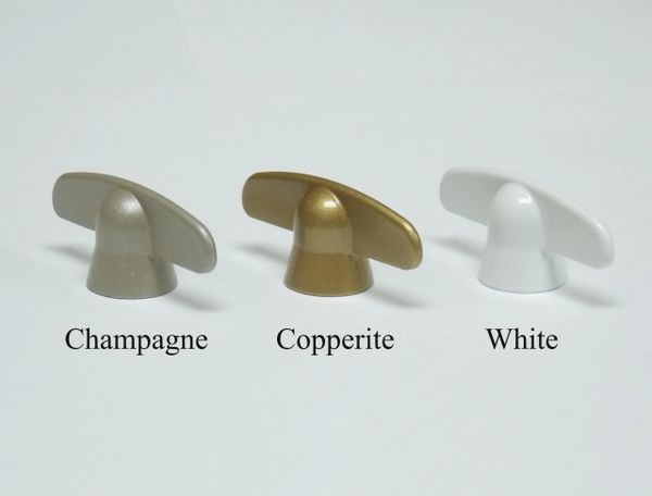 Special 3/8" PELLA CASEMENT Window CRANK Butterfly Wing Nut T-HANDLE - 3 Colors