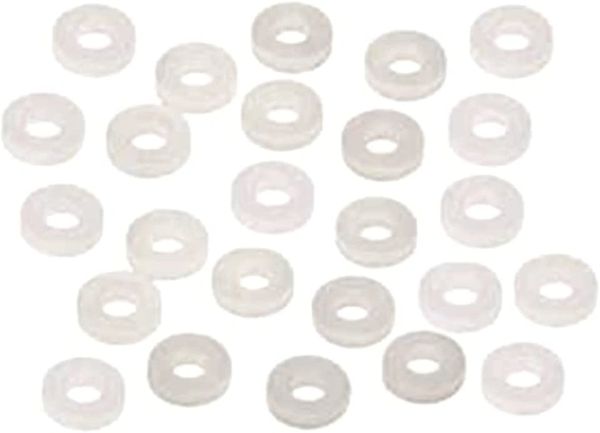 Pleated Cellular Shade 1/4" Nylon Cord WASHERS for Lift Cords and Cord Condensors (25-Pack)