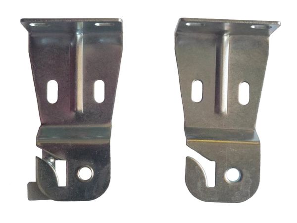 2 1/2" Universal Mount LOCKING EXTENSION BRACKETS for Roller Window Shades with a Metal Roller