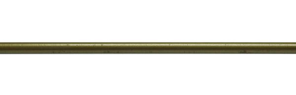 3/8" Solid Steel Rod with Antique Brass Finish - 48" Length - Cut to Size