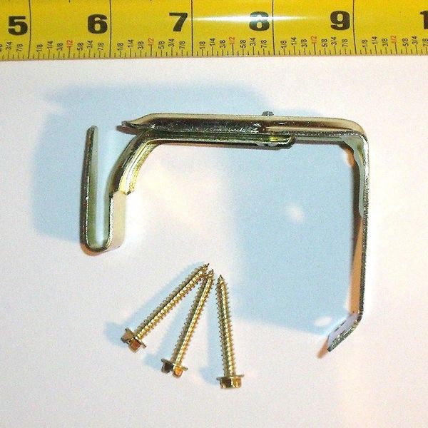 Kirsch 1 3 8 Decorative Traverse Rod Brass End Bracket With