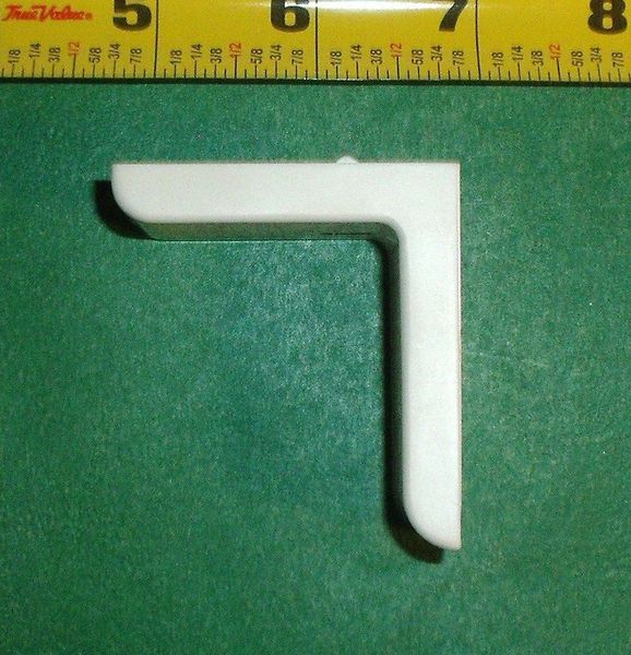 Kirsch 1 3 8 Decorative Traverse Rod Center Support White