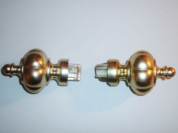 One Pair Kirsch 1 3 8 Decorative Traverse Rod Summit Push In Plug