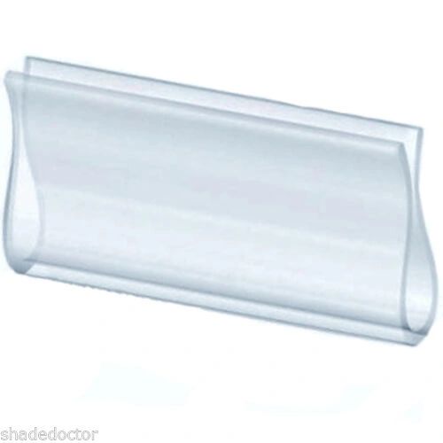 CLEAR HAND GRIP for Roller Window Shades with a Wood or Plastic Hem Slat