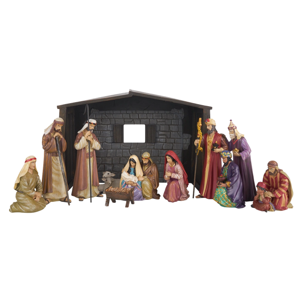 Greg Olsen Christmas Nativity Set 12-Piece Set