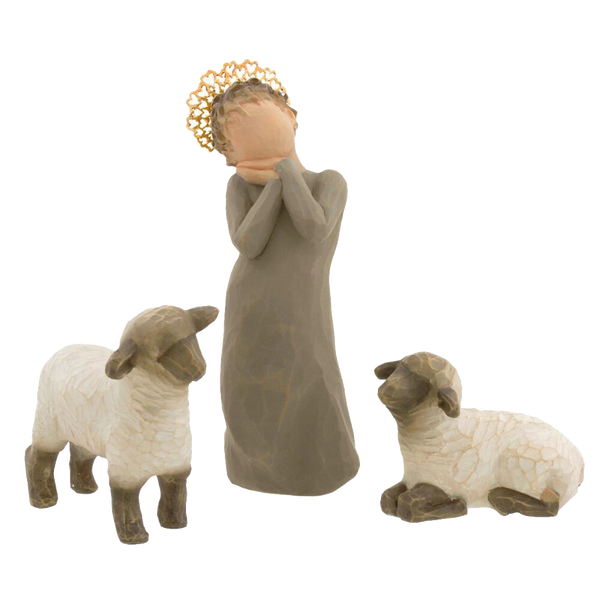 Nativity Little Sheperdess Figurine