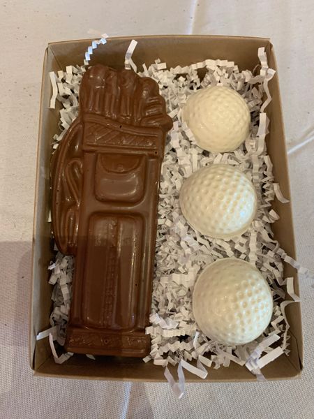 Golf Gift Set  Chocolate candy, candy specialty items, hand crafted and  unique!