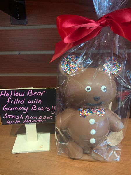 giant chocolate bear