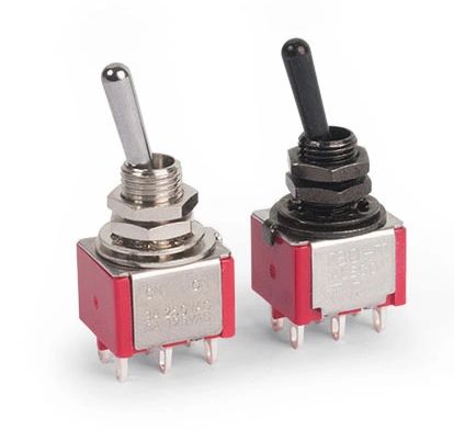 Tesi Dual TOPO 6MM Mini Toggle Switch DPDT