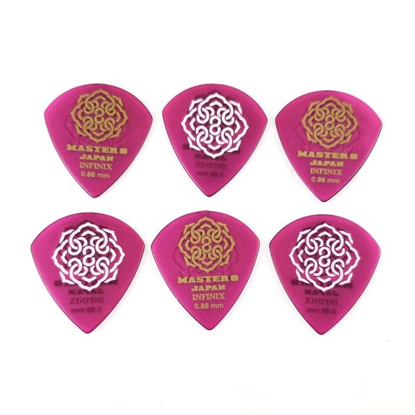 Master 8 Japan Infinix Hard Polish Grip Jazz Xl Guitar Pick 6 Pack