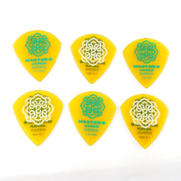 Master 8 Japan Infinix Hard Polish Grip Jazz Xl Guitar Pick 6 Pack