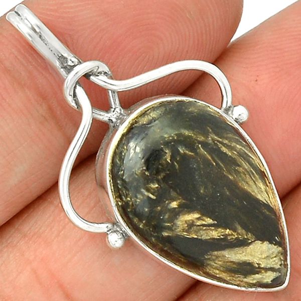 Golden Seraphinite Pendant | Reiki de Light Gift Boutique