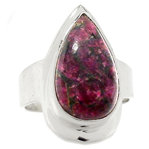 Russian Eudialite & Sterling Ring, sz 7 | Reiki de Light Gift Boutique