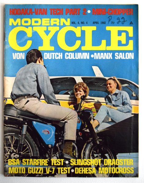 "Hodaka-VanTech Part 2" Modern Cycle (April 1968)