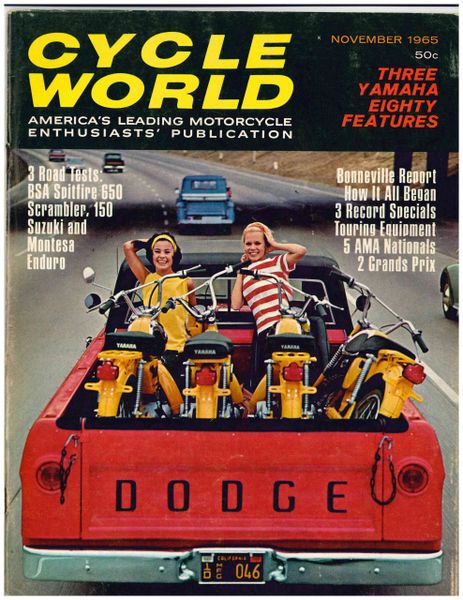 "VanTech Moto-Cross 80" by Gordon Jennings Cycle World (November 1965)