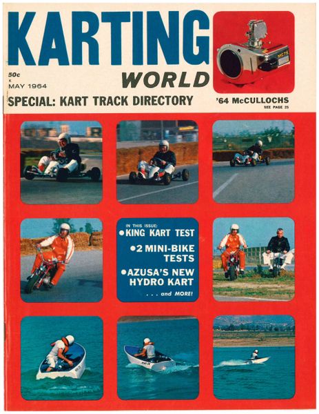 "Test: Sprite" - Karting World (May 1964)