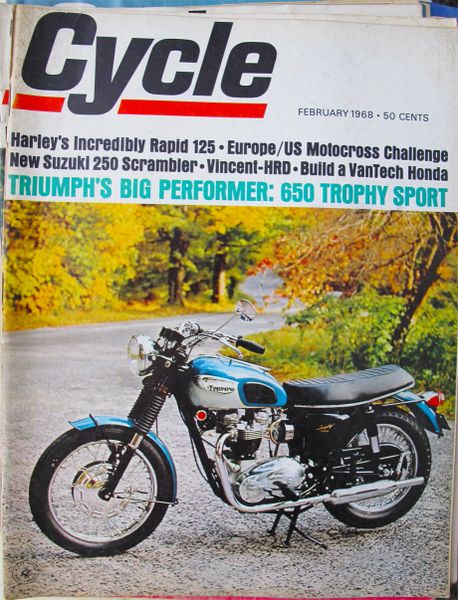 "Honda S-90 VanTech" Cycle (February 1968) by Doug Richmond