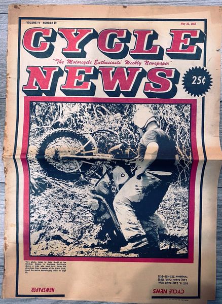 "Grant To Manufacture VanTech Motorcycle Kit" by Rudi Hartmut, Cycle News - May 1967