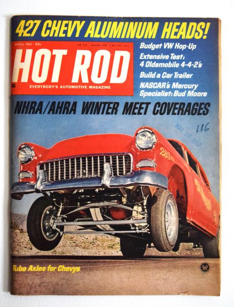 "Up on Two Wheels" by Bob Greene - the Grant/VanTech Chassis - featured in Hot Rod (April 1967)