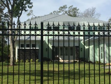 aluminum fence, fence, fence, metal fence, brought iron fence, debary , orange city, orange city, la