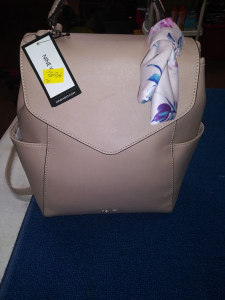 Bebe Tan Backpack Purse Shipping Added When Packaged