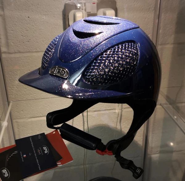 gpa motorcycle helmets uk Speed Air Global Carbon TLS helmet  HorseworldEU Finished with a wide visor for a feminine look. GPA Global Carbon Jockey Helmet