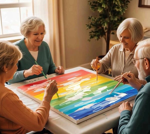 BULK ~ Large Rainbow Canvas Express (25 pack)