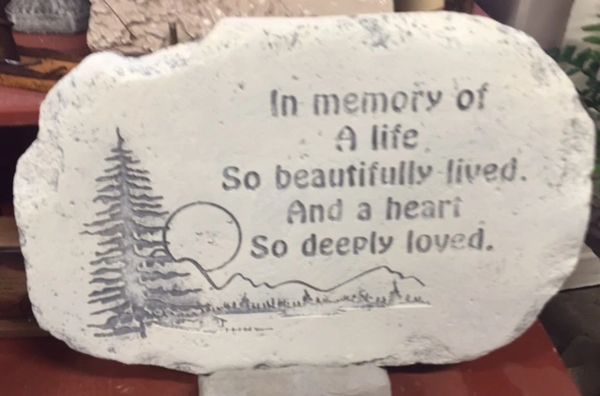 In Memory of a life so Beautifully Lived Stepping Stone
