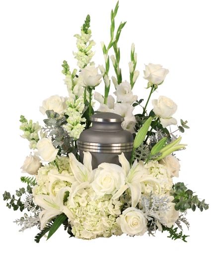 Eternal Peace Urn Cremation Flowers | Mandy J Florist ...