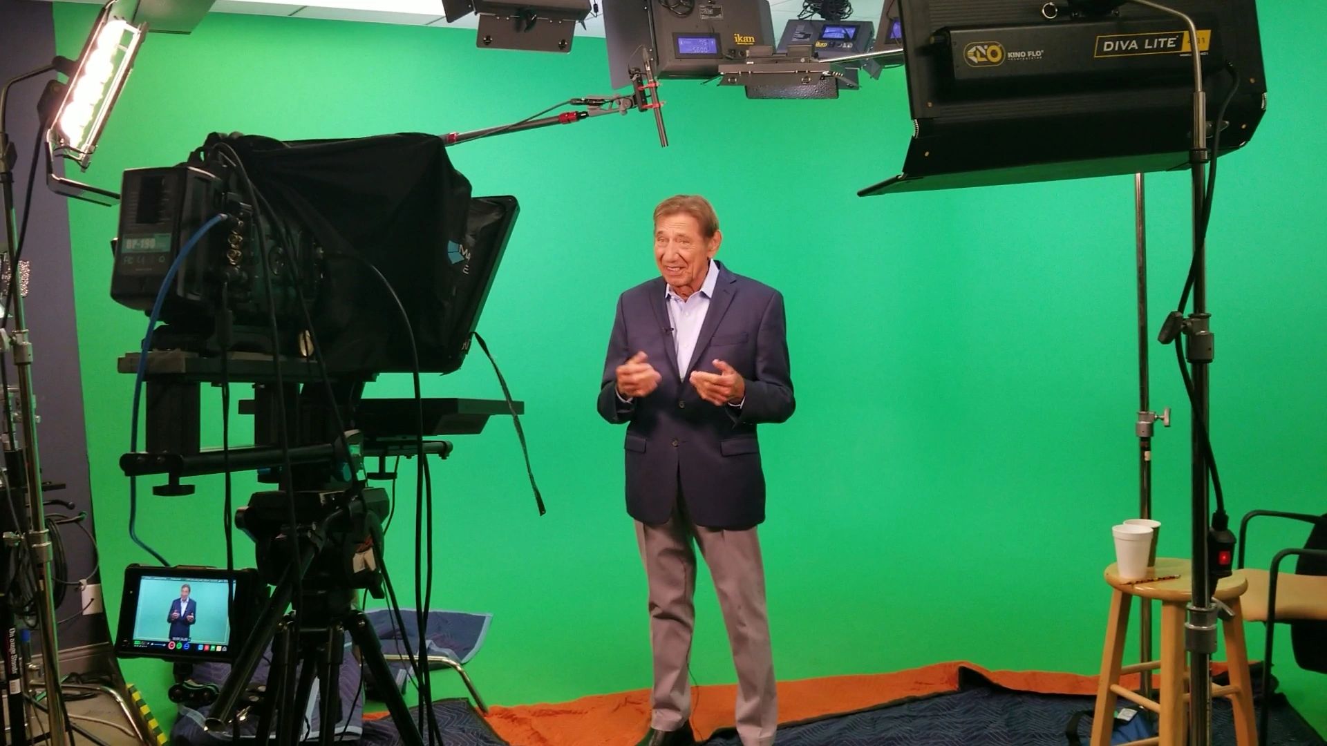 green screen studio tv commercial broadcast video production company Florida service videographer