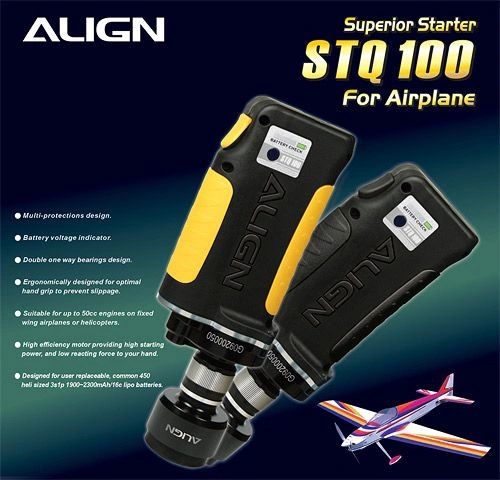 Align Super Starter (For Airplane) (no Battery inc) HFSSTQ07T  What is  Aeromodelling Nitro Engine Fuel Cars Heli Drones balsa