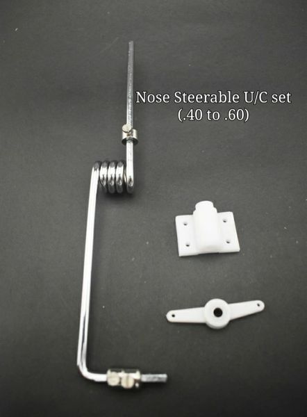 Nose Wheel Steering Arm and Mount Set 5mm with Spring Rod