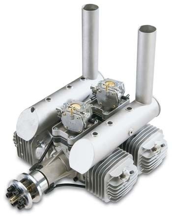 DLE DLE-222 FLAT FOUR GASOLINE ENGINE